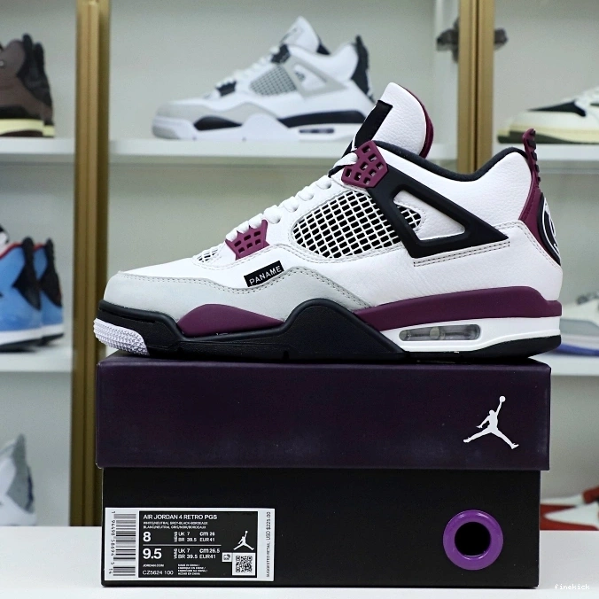 X JORDAN RETRO 'BORDEAUX' 4 SAINT-GERMAIN AIR JORDAN PARIS AIR 0713